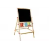 LEAN TOYS Wooden Chalk Board with Abacus, Clock, Numbers, and Magnet