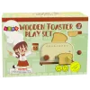 LEAN TOYS Wooden Toaster Accessories Breakfast Kitchen Kids