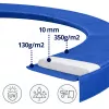 Lean Trampoline Spring Pad Blue 480-487 cm 16 ft UV-Resistant PVC