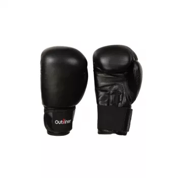 Leather Boxing Gloves SG-1011 8 oz Black