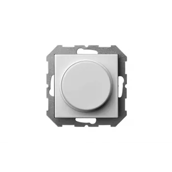 LED Dimmer Switch ISR-005-01_E/B, 100W, White, Rotary, Trailing Edge