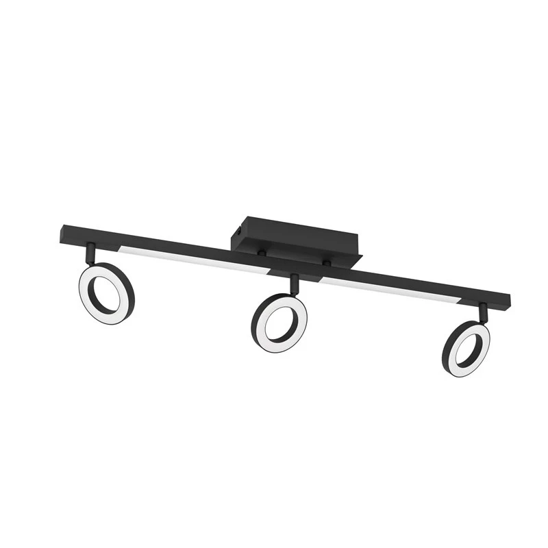 EGLO Cardillio 2 900515 LED Ceiling Light, Black