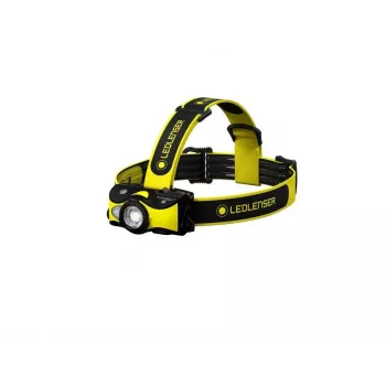 Ledlenser iH9R Rechargeable LED Headlamp, Black/Yellow, 600 lm, IP54