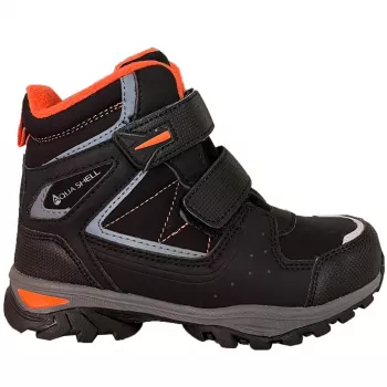 Lee Cooper Kids' Velcro Sneakers Black-Orange LCJ-23-01-2060K Size 28
