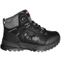 Lee Cooper Men's Lace-Up Casual Sneakers in Black - Synthetic Leather and Textile Upper, Rubber Outsole, LCJ-23-01-2036M