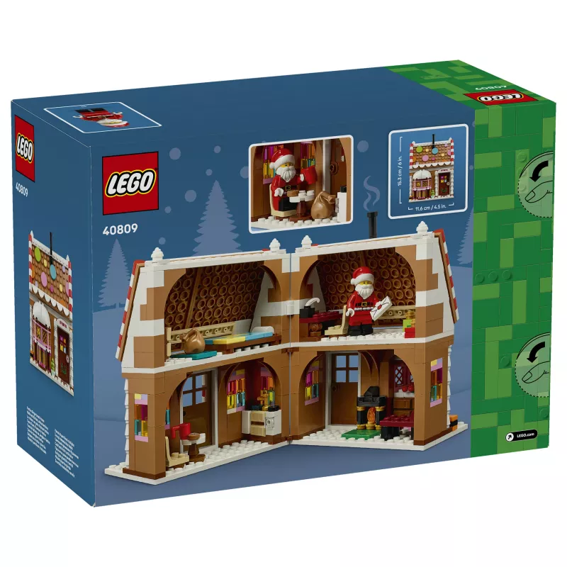 LEGO 40809 Seasonal Christmas Gingerbread House Building Set (136 Pieces, Ages 7+)