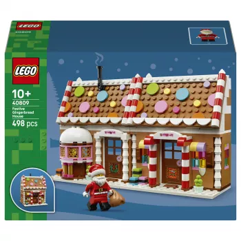 LEGO 40809 Seasonal Christmas Gingerbread House Building Set (136 Pieces, Ages 7+)