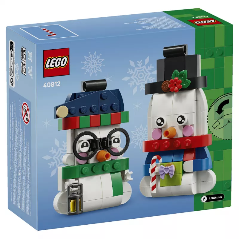 LEGO 40812 Seasonal Snowmen Christmas Decoration Building Set (153 Pieces)