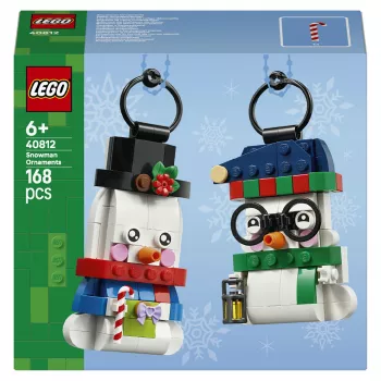 LEGO 40812 Seasonal Snowmen Christmas Decoration Building Set (153 Pieces)