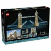 LEGO Architecture 21067 Tower Bridge Building Kit (1176 Pieces) - Iconic London Landmark Model