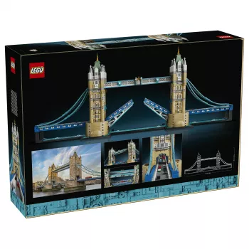 LEGO Architecture 21067 Tower Bridge Building Kit (1176 Pieces) - Iconic London Landmark Model