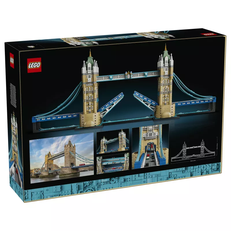 LEGO Architecture 21067 Tower Bridge Building Kit (1176 Pieces) - Iconic London Landmark Model