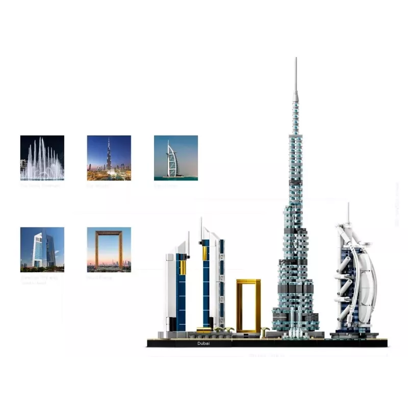 LEGO Architecture Dubai Skyline Collection 21052 Building Set