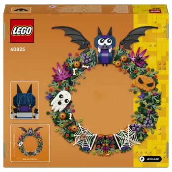LEGO Bricks Iconic 40825 Halloween Wreath Building Set (173 Pieces, Ages 8+)