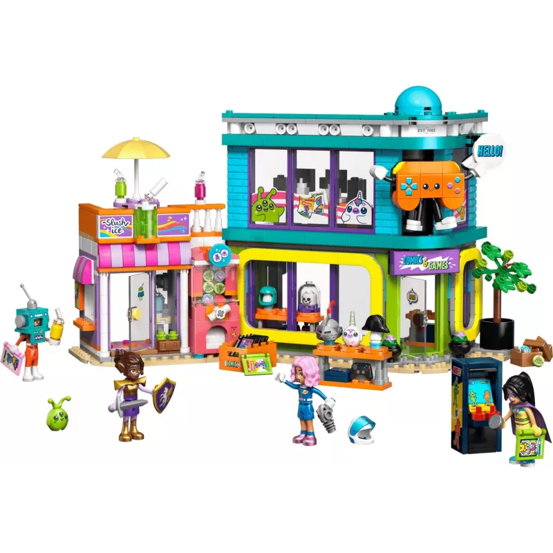 LEGO Friends 42674 Comic Book and Game Store Building Set