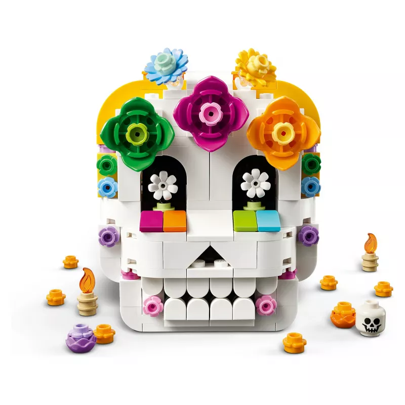 LEGO Iconic 40811 Altar of the Dead – 170 Pieces, 2 Minifigures, Day of the Dead Decor, Collectible Building Set