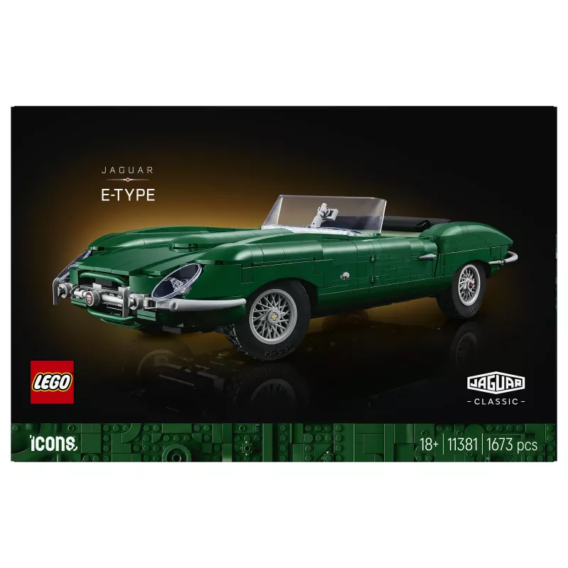 LEGO Icons 11381 Jaguar E-Type Building Set (1458 Pieces)