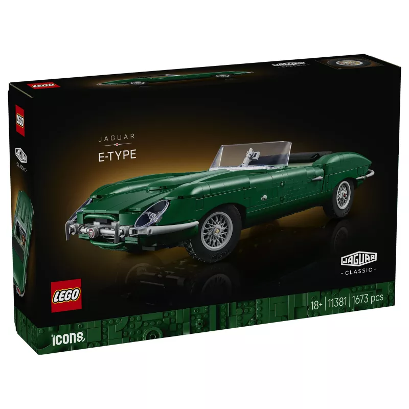 LEGO Icons 11381 Jaguar E-Type Building Set (1458 Pieces)
