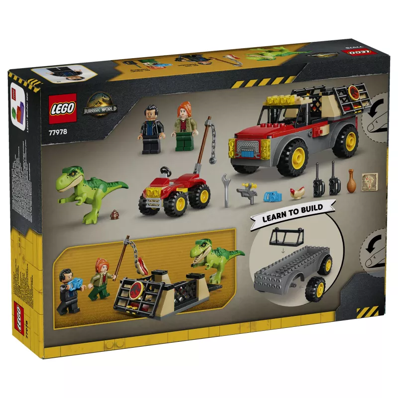 LEGO Jurassic World 77978 Young T. rex Transport Truck Building Set