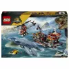 LEGO Jurassic World 77983 Mosasaurus Dinosaur Boat Attack (280 Pieces, 3 Minifigures, Ages 7+)