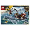 LEGO Jurassic World 77983 Mosasaurus Dinosaur Boat Attack (280 Pieces, 3 Minifigures, Ages 7+)