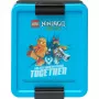 LEGO Lunch Box Ninjago Blue/Black PP with Emoticon Graphics 1.2L