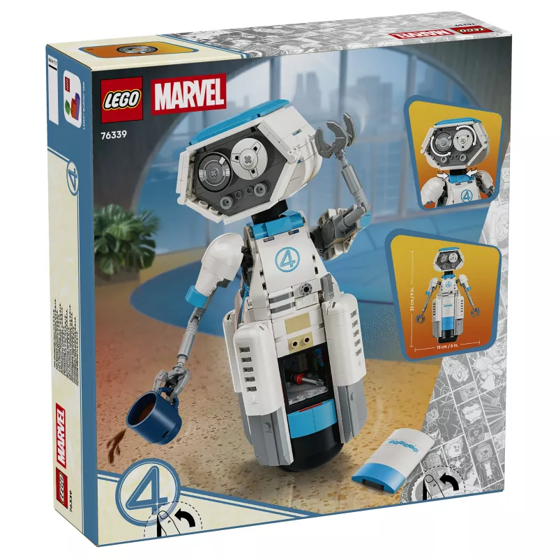 LEGO Marvel Super Heroes 76339 The Fantastic Four H.E.R.B.I.E. Building Set