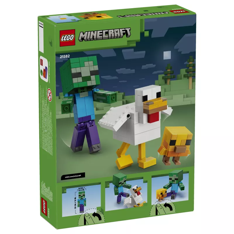 LEGO Minecraft 21582 Chicken Jockey Building Set