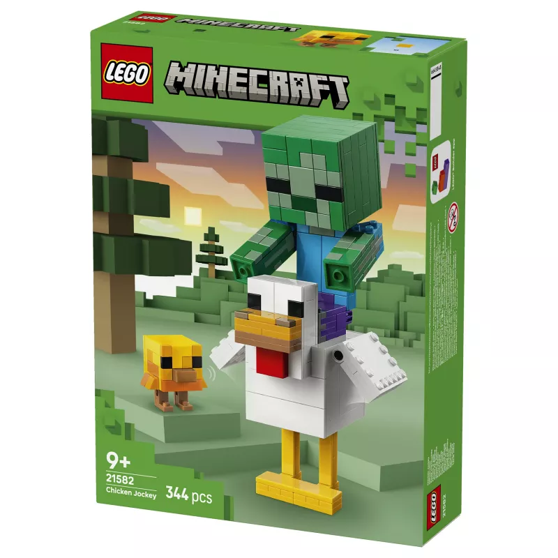 LEGO Minecraft 21582 Chicken Jockey Building Set
