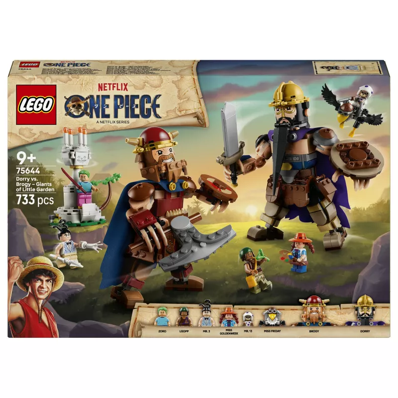 LEGO One Piece 75644 Dorry vs. Brogy - Giants of Little Garden Building Kit (1500 Pieces, 3 Minifigures, Ages 10+)