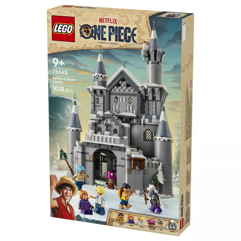 LEGO One Piece 75645 Battle at Drum Castle Building Set (1250 Pieces, 7 Minifigures)