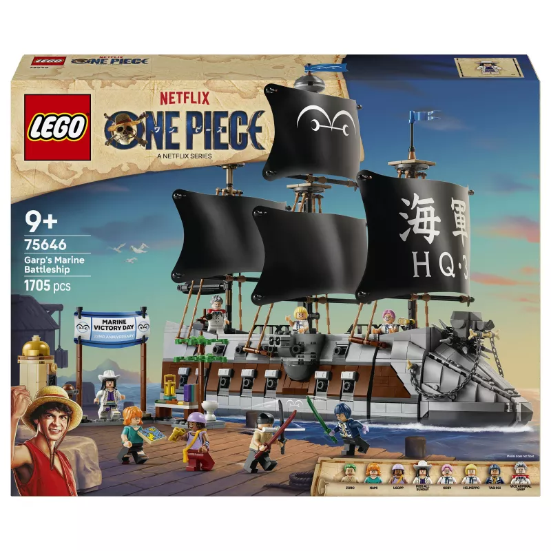 LEGO One Piece 75646 Garp's Marine Battleship Building Set