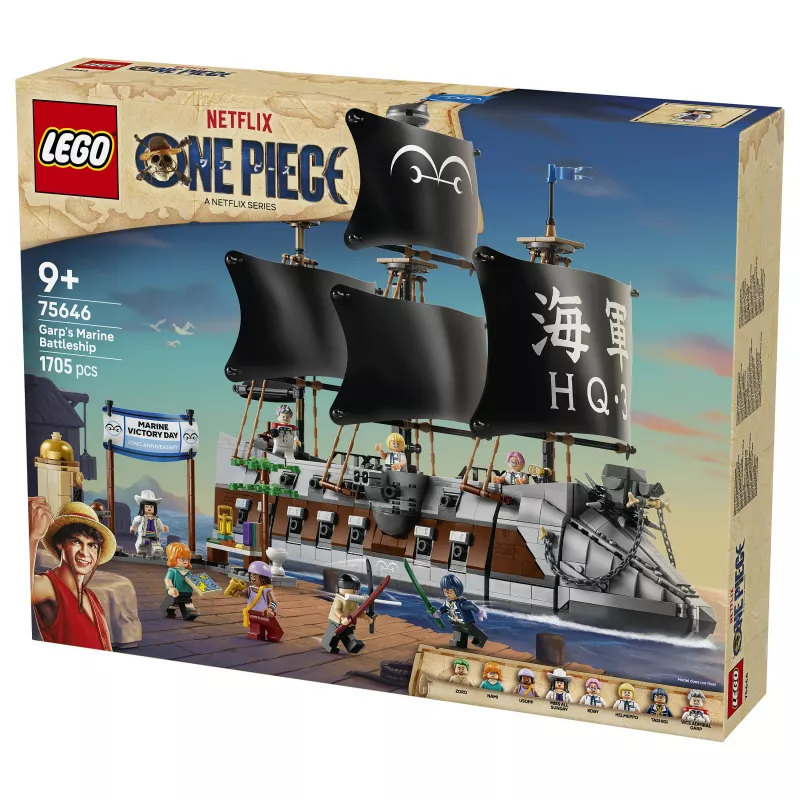 LEGO One Piece 75646 Garp's Marine Battleship Building Set