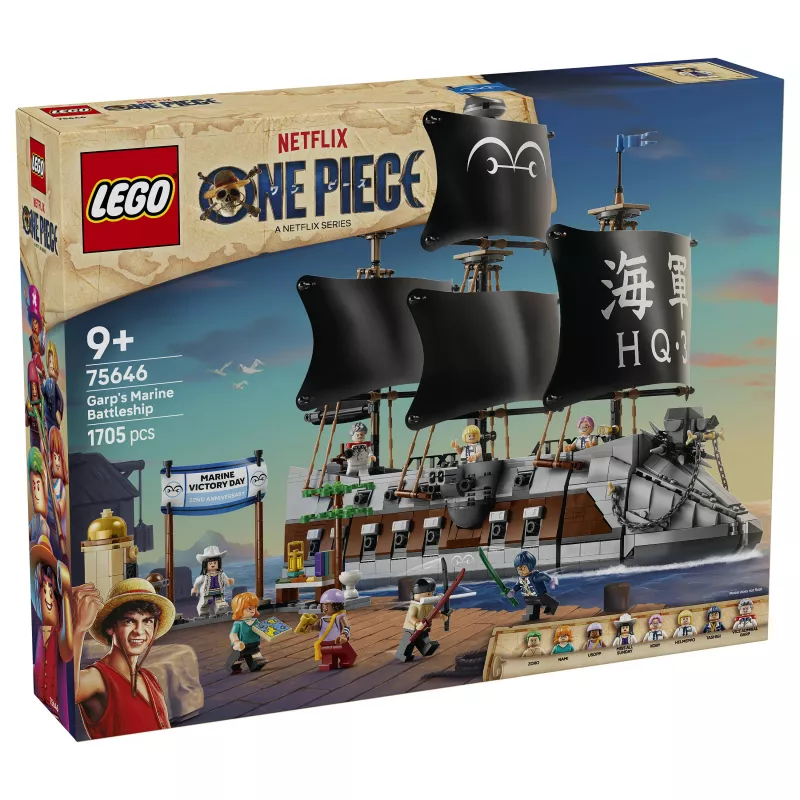 LEGO One Piece 75646 Garp's Marine Battleship Building Set