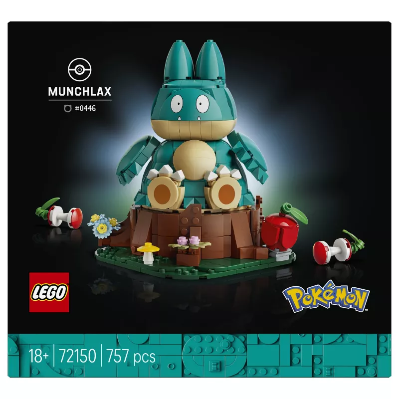 LEGO Pokémon 72150 Munchlax Buildable Figure (823 Pieces, Ages 10+)