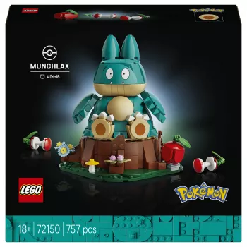 LEGO Pokémon 72150 Munchlax Buildable Figure (823 Pieces, Ages 10+)