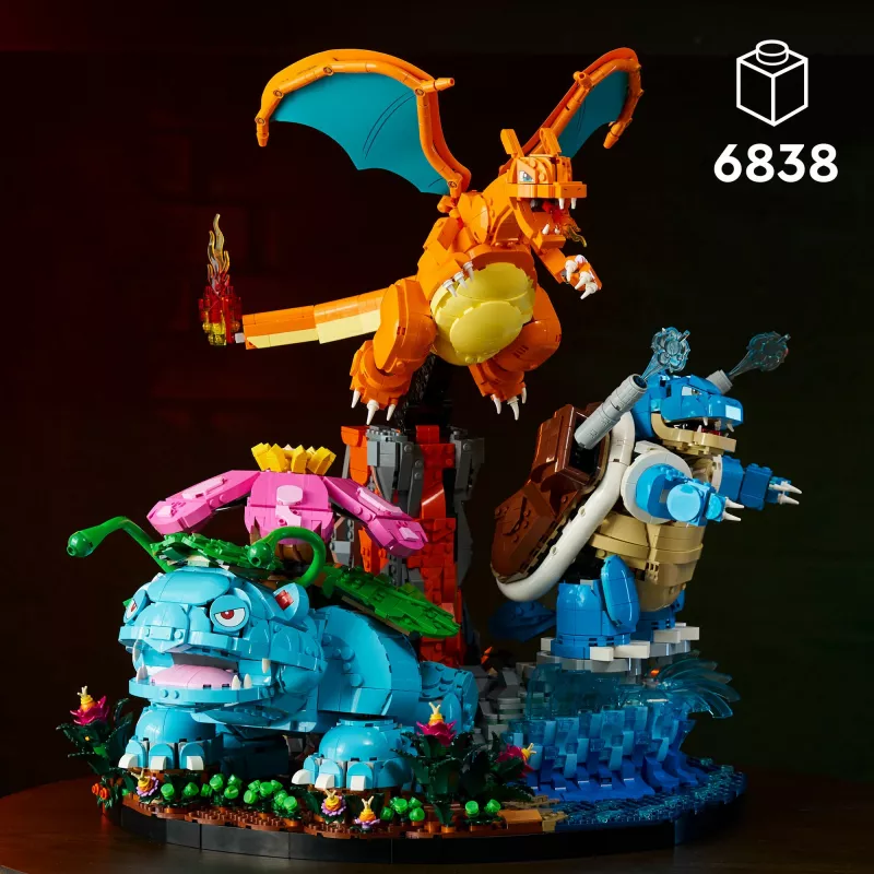 LEGO Pokemon 72153 Venusaur, Charizard and Blastoise