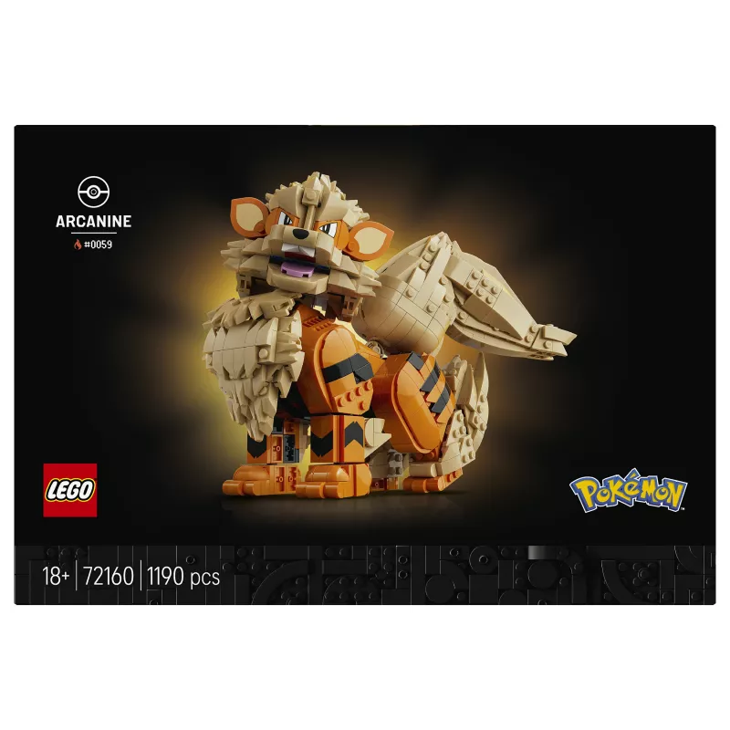 LEGO Pokémon Arcanine Building Toy Set (72160)