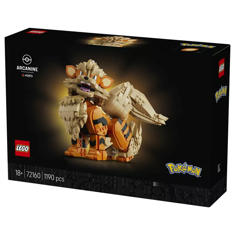 LEGO Pokémon Arcanine Building Toy Set (72160)