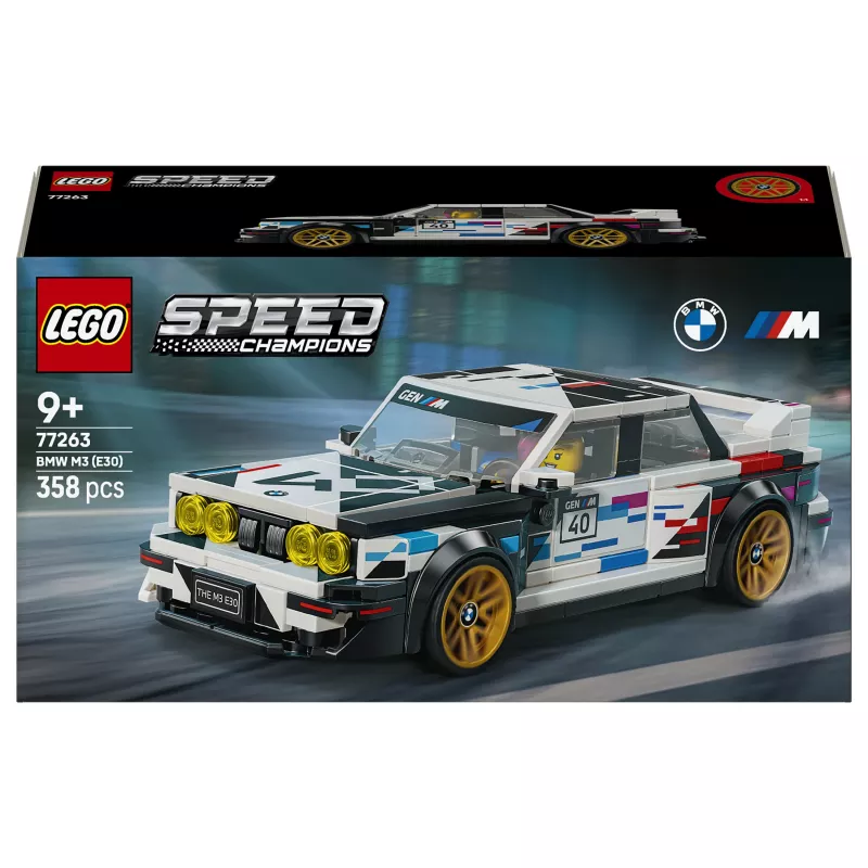 LEGO Speed Champions 77263 BMW M3 (E30) Race Car Building Set