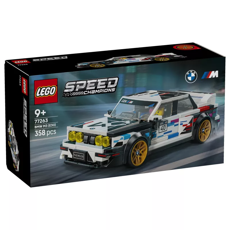 LEGO Speed Champions 77263 BMW M3 (E30) Race Car Building Set