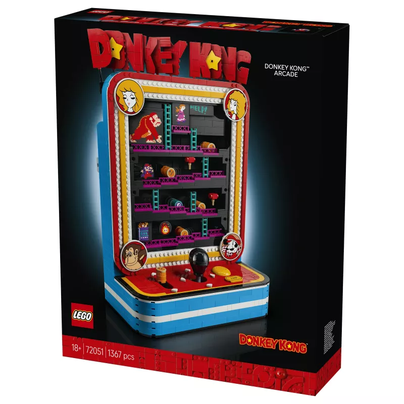 LEGO Super Mario 72051 Donkey Kong Arcade Machine Building Set