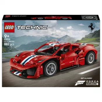 LEGO Technic 42235 Ferrari 488 Pista Race Car Model Set