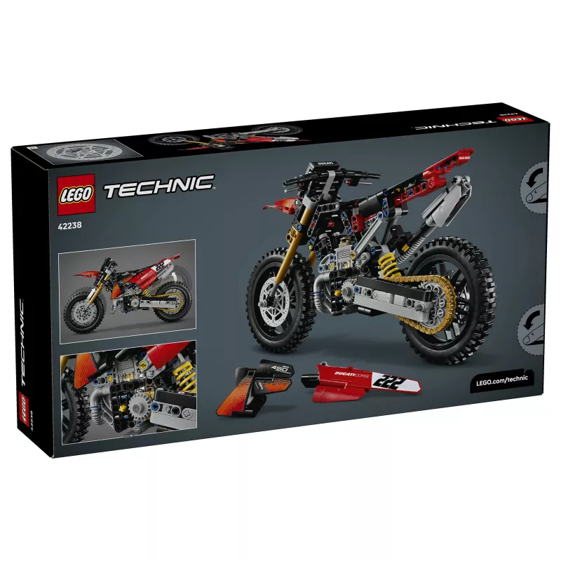 LEGO Technic 42238 Ducati Desmo450 MX Factory Motorcycle Building Set