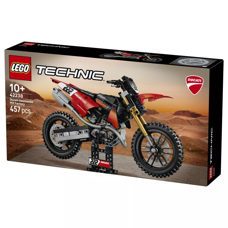 LEGO Technic 42238 Ducati Desmo450 MX Factory Motorcycle Building Set