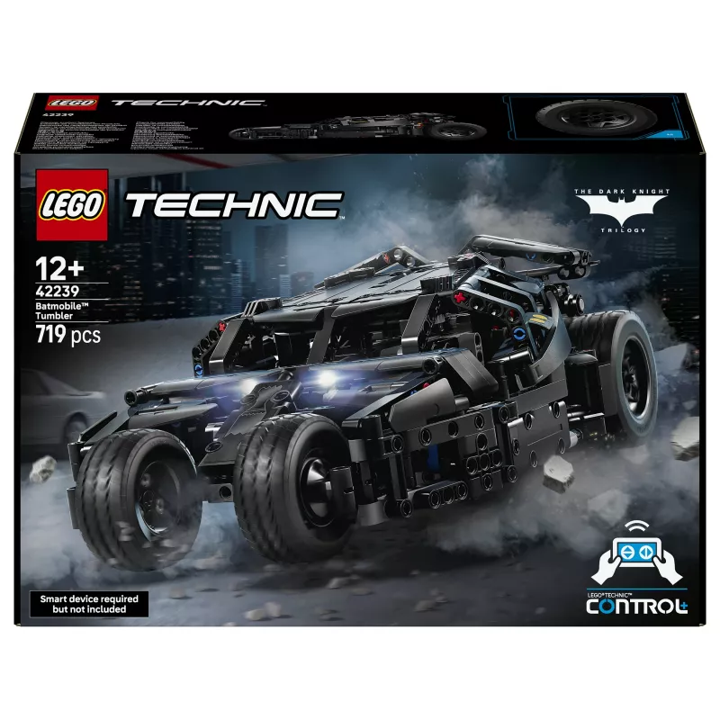 LEGO Technic 42239 Batmobile Tumbler - 1360-Piece Advanced Building Set for Kids and Adults