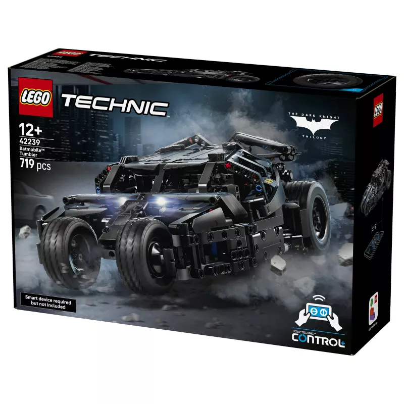 LEGO Technic 42239 Batmobile Tumbler - 1360-Piece Advanced Building Set for Kids and Adults