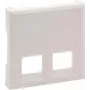 Legrand Niloé Step 2-Gang Cover Plate for RJ11/RJ45, Ultra White 864143