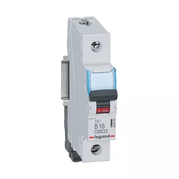 Legrand TX3 MCB B16 1-Pole 10kA 230/400V 1 Module
