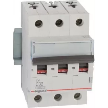 Legrand TX3 Miniature Circuit Breaker MCB C 32A 3-Pole 10kA 400V AC 3 Modules 404225